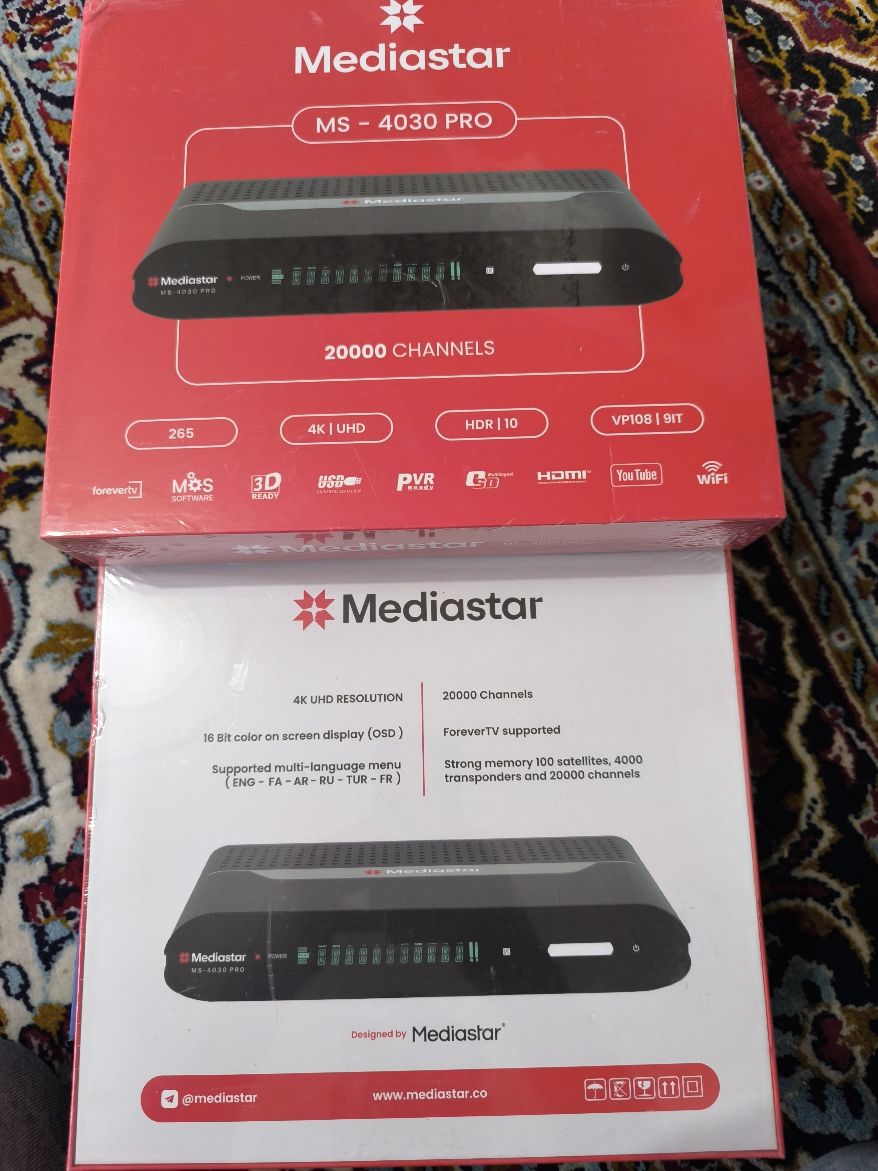 گیرنده دیجیتال مدیا استار مدل MS-4030PRO